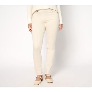 Belle by Kim Gravel Women's Pants Sz 16 Regular TripleLuxe Twill White A677095